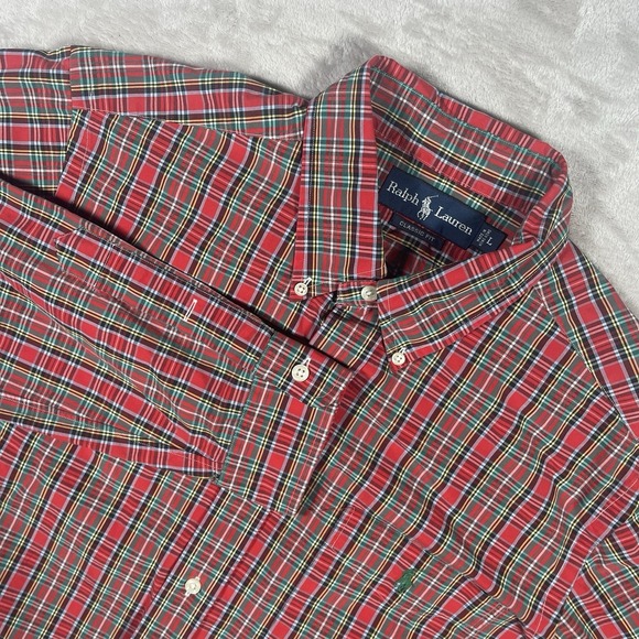 Ralph Lauren Other - Polo Ralph Lauren Classic Fit Red Plaid Button Down‎ LS Shirt Mens Large L